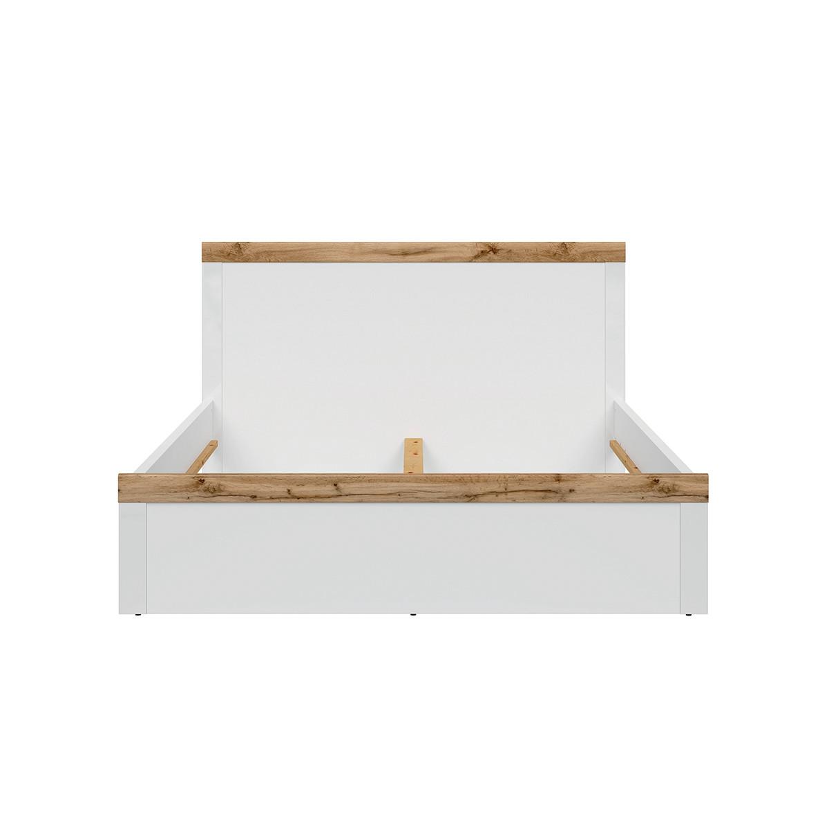 Wohnli Möbelsuche - BETT 160/200 Hella Weiß und Holz