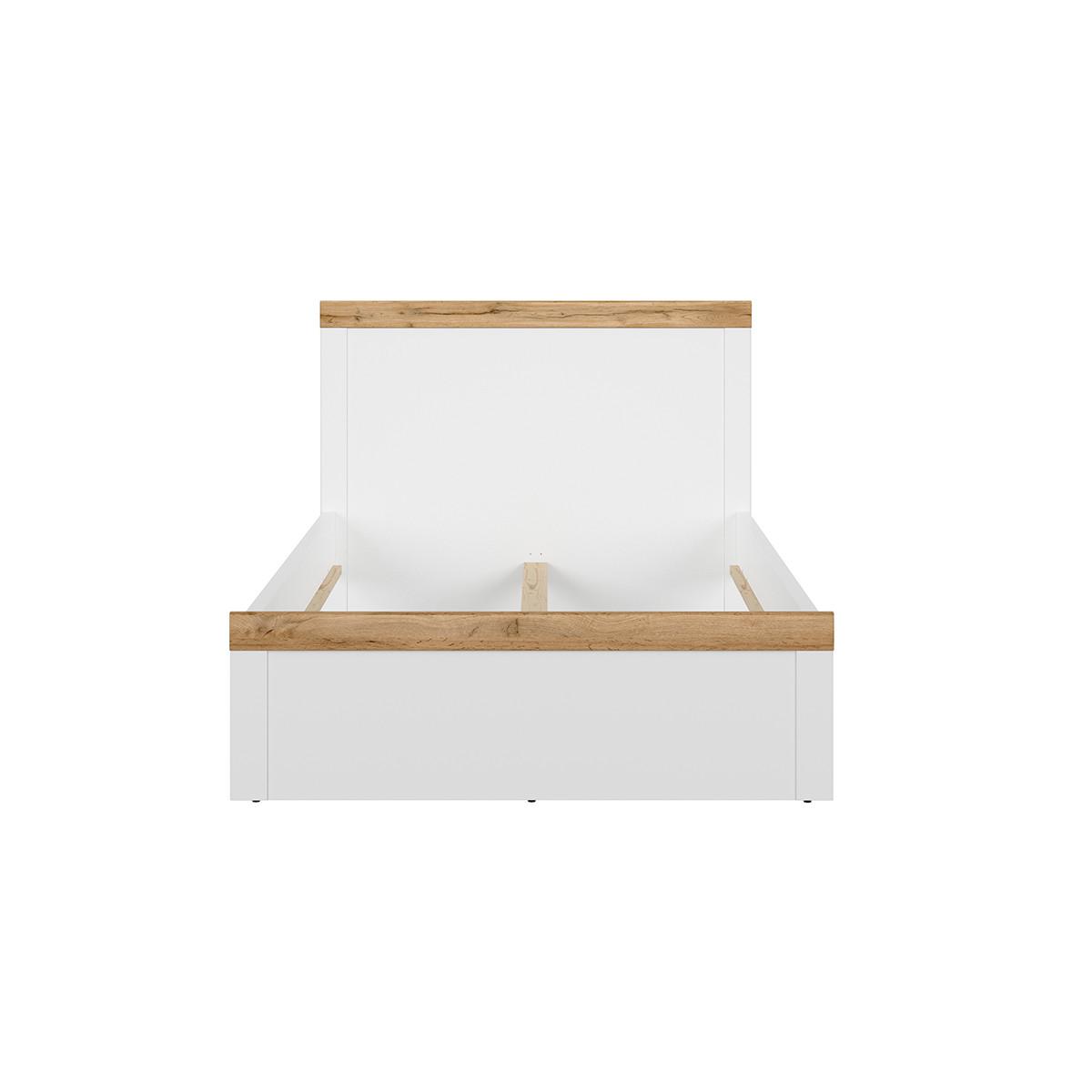 Wohnli Möbelsuche - BETT 120/200 Hella Weiß und Holz