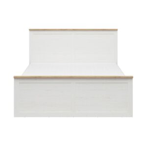 BETT 160/200 Aksel Weiß Holzwerkstoff Petits-meubles Möbel > Betten Weiß
