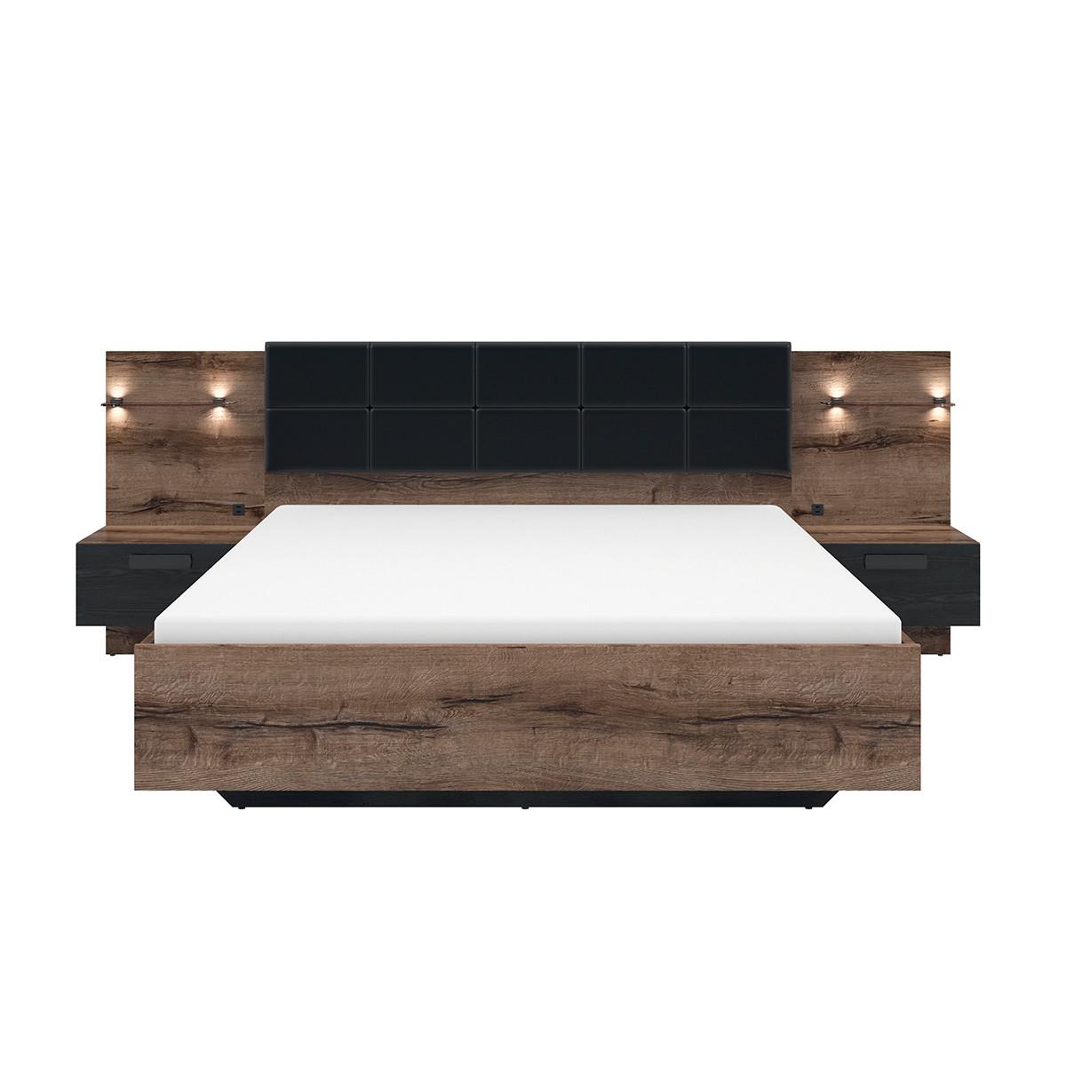 wohnli-moebel-suche-800001248524 Wohnli Möbelsuche - BETT 160/200 Romane Holz und Schwarz
