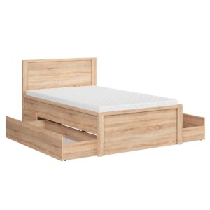 BETT 120/200 Soren Holz Holzwerkstoff Petits-meubles Möbel > Betten Braun