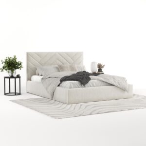 wohnli-moebel-suche-800001258536-1 POLSTERBETT Arco 140/200 cm Beige im Inari Stoff Textil AltaBeds Möbel > Betten > Polsterbetten Beige