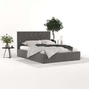 POLSTERBETT Brisa 160/200 cm Anthrazit im Asti Stoff Textil AltaBeds Möbel > Betten > Polsterbetten Anthrazit