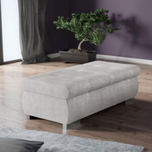 wohnli-moebel-suche-800001259468-1 POLSTERHOCKER Orkan Groß Textil MIRJAN24 Möbel > Sessel > Hocker Grau