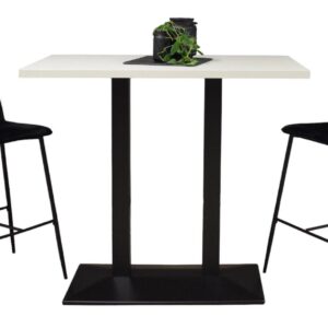Wohnli Möbelsuche - TRESENTISCH Electra 120x70x106 schwarz matt/weiß matt lack