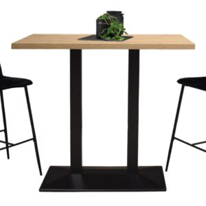 wohnli-moebel-suche-800001264075 Wohnli Möbelsuche - TRESENTISCH Electra 120x70x106 schwarz matt/asteiche