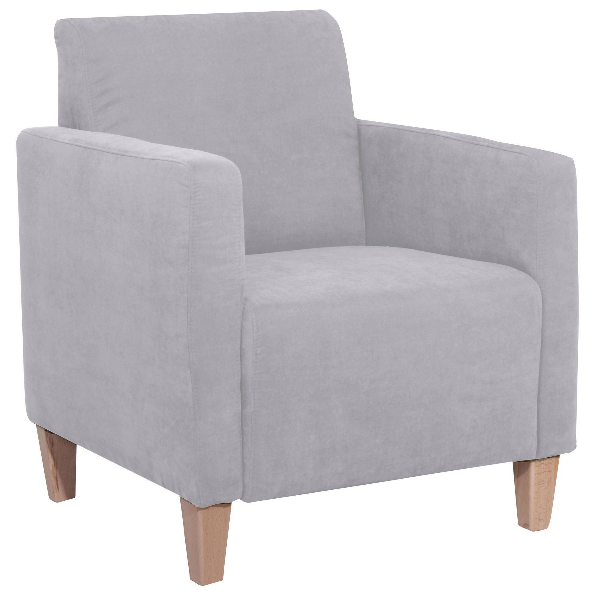 wohnli-moebel-suche-800001264176 Wohnli Möbelsuche - SESSEL Karol Bezug Veloursstoff Buche natur / silber