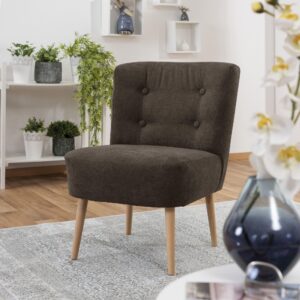wohnli-moebel-suche-800001264194-1 SESSEL Kamle Bezug Flachgewebe Buche natur / schoko Kunststoff 58aufmkessel Möbel > Sessel > Polstersessel Braun