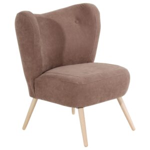 wohnli-moebel-suche-800001264213-1 SESSEL Kathy Bezug Veloursstoff Buche natur / sahara Kunststoff 58aufmkessel Möbel > Sessel > Polstersessel Beige