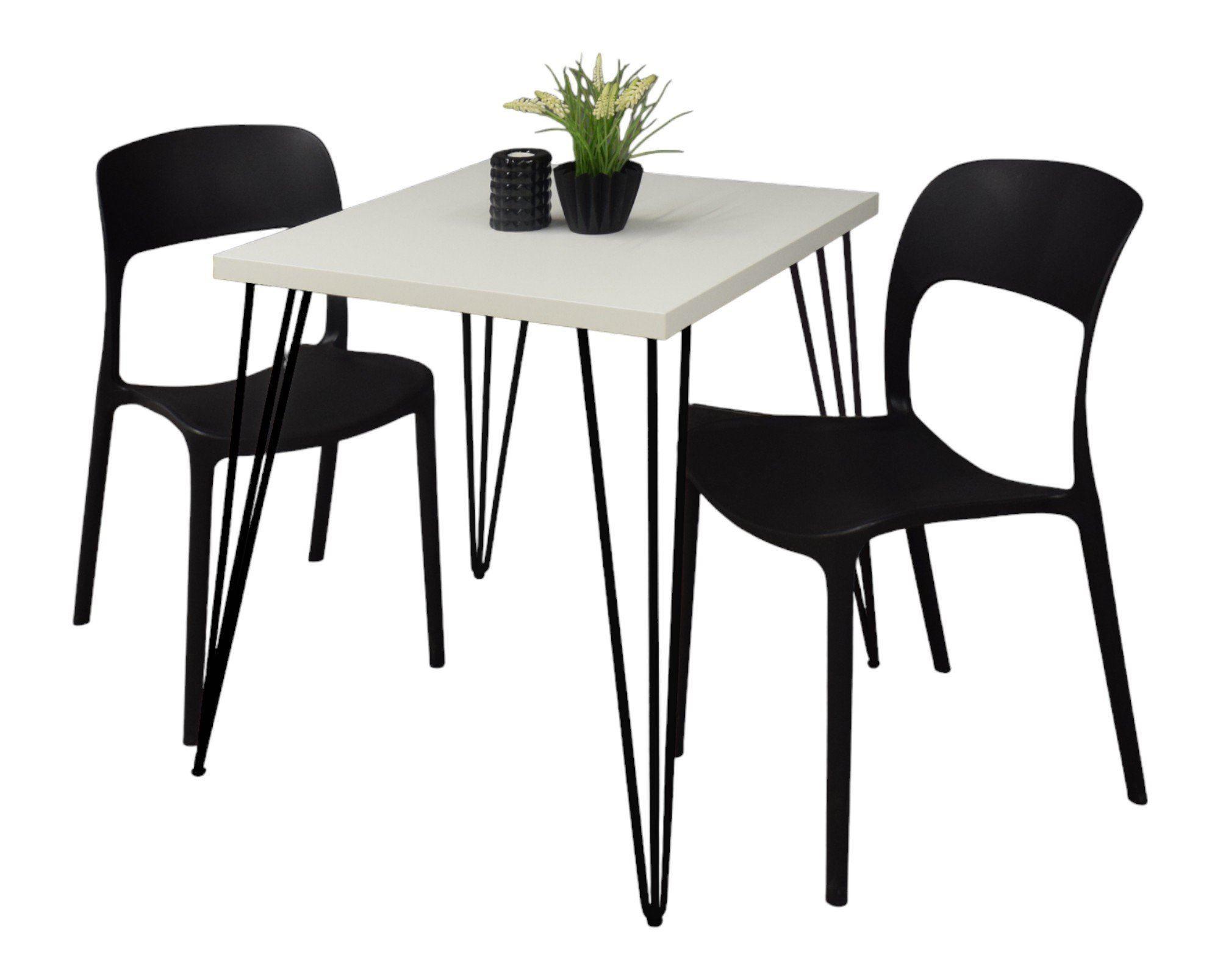 wohnli-moebel-suche-800001264491 Wohnli Möbelsuche - BARTISCH Eirena 70x70x75 schwarz matt/weiß matt lack