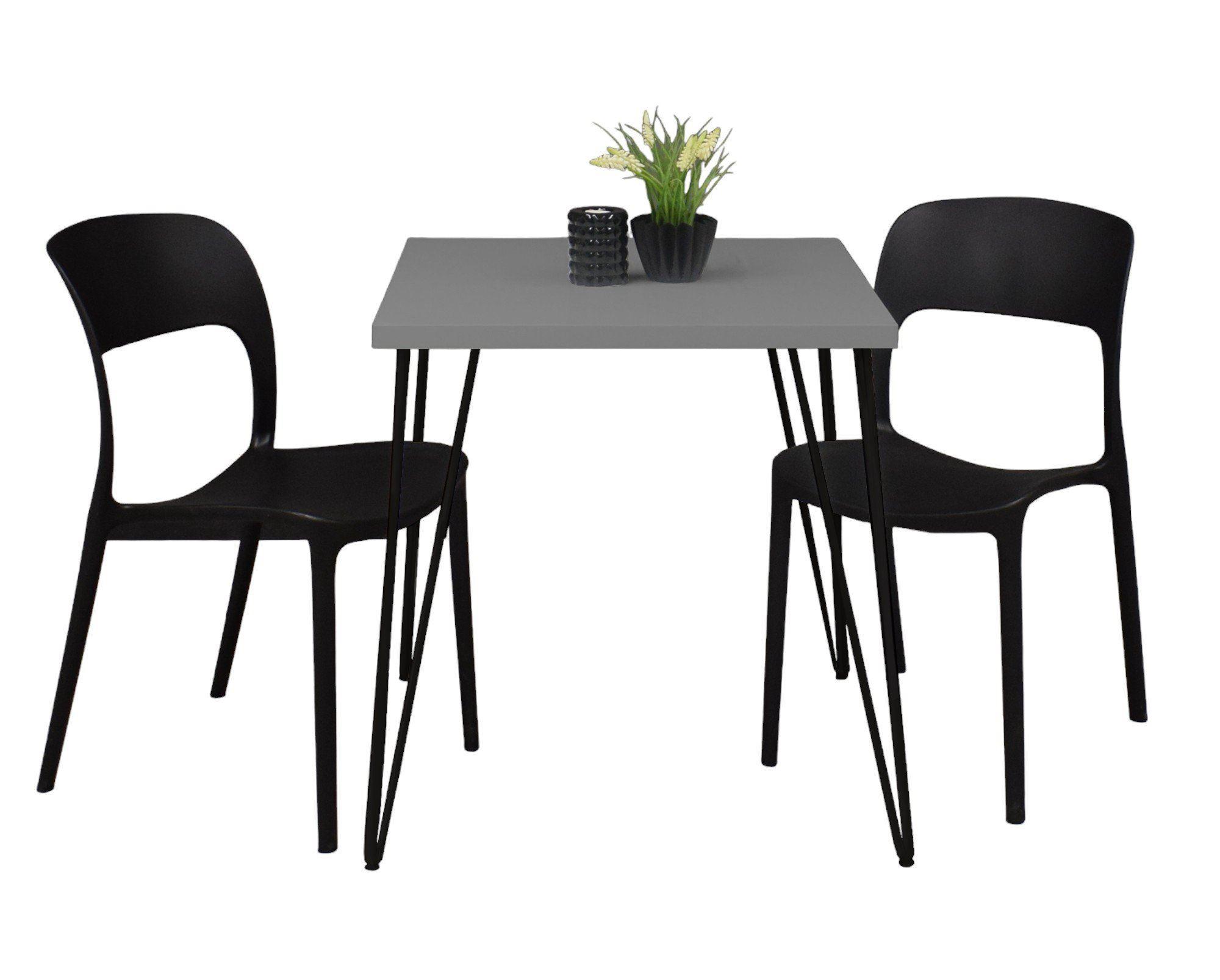 wohnli-moebel-suche-800001264493 Wohnli Möbelsuche - BARTISCH Eirena 70x70x75 schwarz matt/kreidegrau matt lack