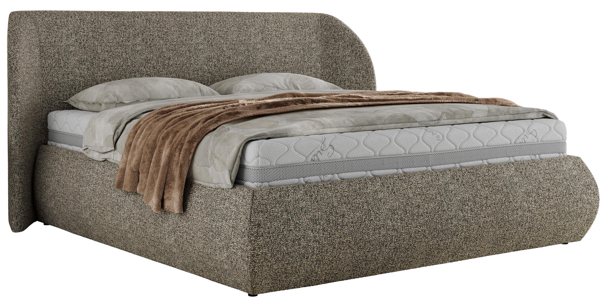 wohnli-moebel-suche-800001265035 Wohnli Möbelsuche - POLSTERBETT CAELA CLASSIC 140/200 - Grau Strukture - Schaum-Matratze