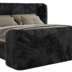 wohnli-moebel-suche-800001265160 Wohnli Möbelsuche - POLSTERBETT EMORA CLASSIC DUO 200/200 - Dunkelgrau Plüsch - Multipocket-Matratze