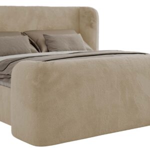 wohnli-moebel-suche-800001265197 Wohnli Möbelsuche - POLSTERBETT EMORA CLASSIC DUO 200/200 - Creme Plüsch - ohne Matratze