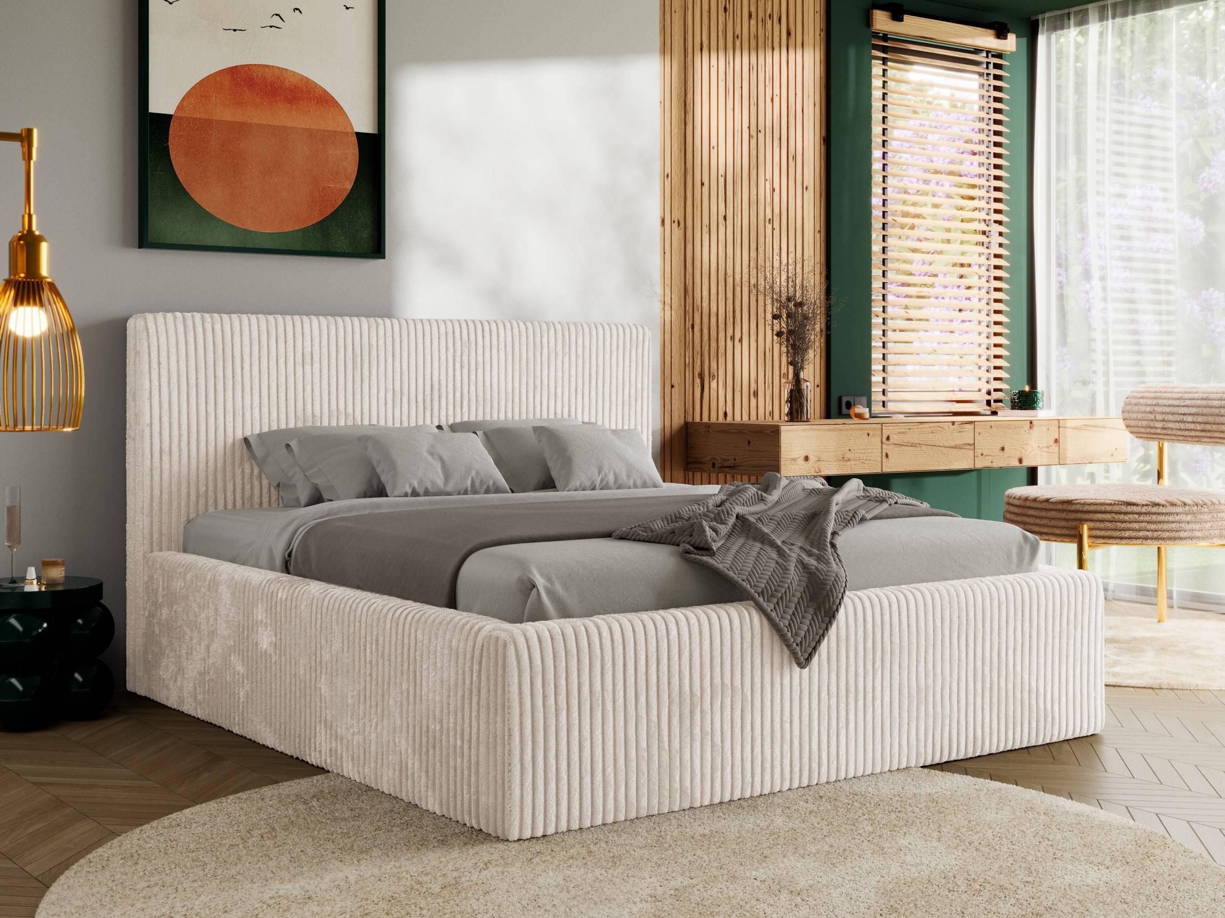 wohnli-moebel-suche-800001265462-1 POLSTERBETT TILIANO CLASSIC 180/200 - Beige Cord - ohne Matratze Textil MKS Möbel > Betten > Polsterbetten Beige