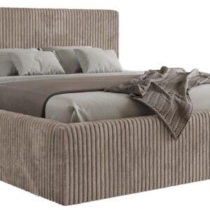 wohnli-moebel-suche-800001265573 Wohnli Möbelsuche - POLSTERBETT TILIANO CLASSIC 180/200 - Hellbraun Cord - Pocket-Matratze