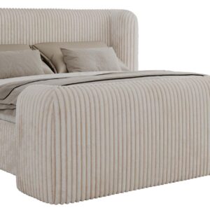 wohnli-moebel-suche-800001267682 Wohnli Möbelsuche - POLSTERBETT EMORA CLASSIC DUO 180/200 - Beige Cord - Pocket-Matratze