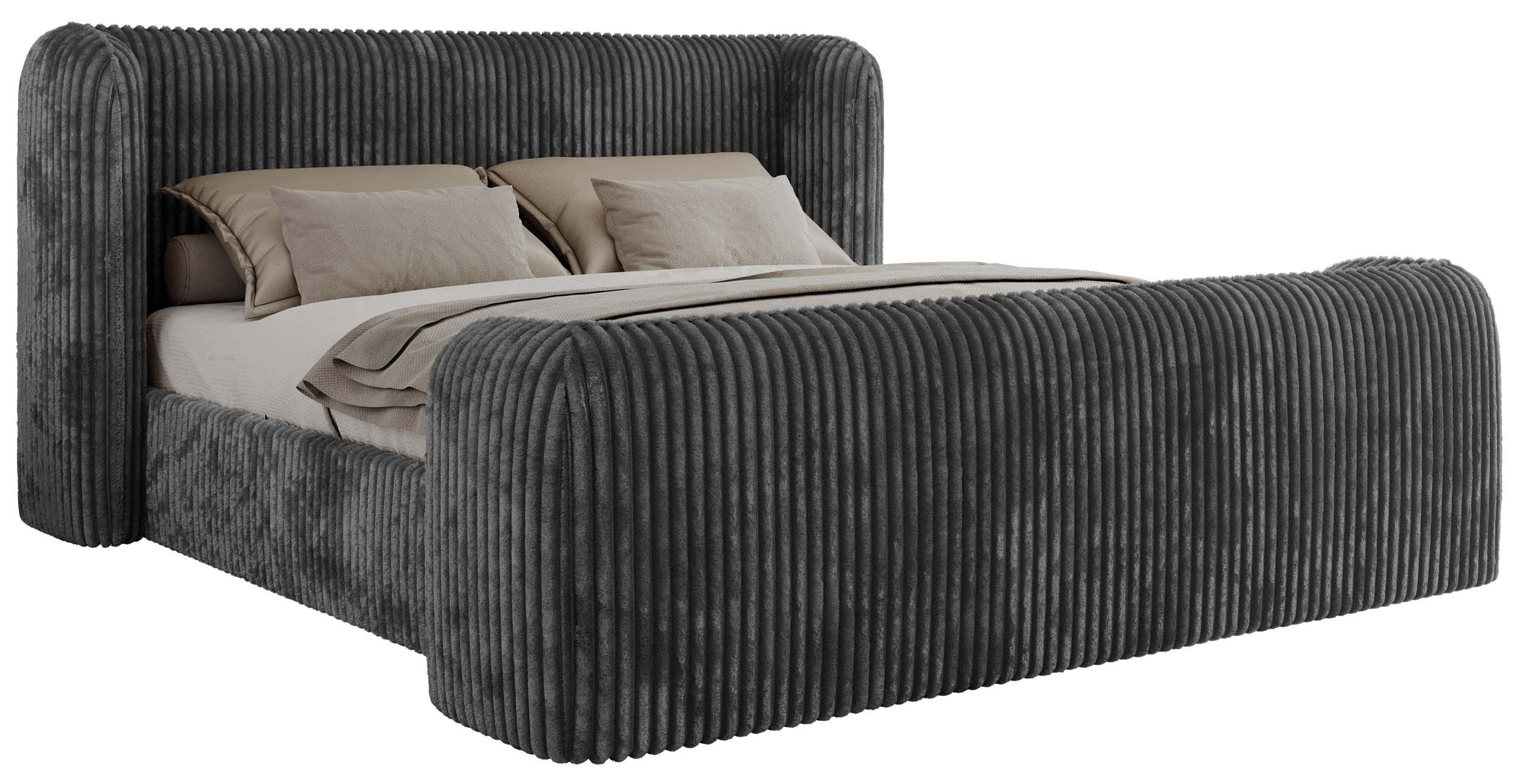 wohnli-moebel-suche-800001267754 Wohnli Möbelsuche - POLSTERBETT EMORA CLASSIC DUO 160/200 - Grau Cord - Schaum-Matratze