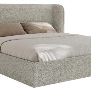wohnli-moebel-suche-800001267820 Wohnli Möbelsuche - POLSTERBETT EMORA CLASSIC 200/200 - Hellgrau Strukture - ohne Matratze