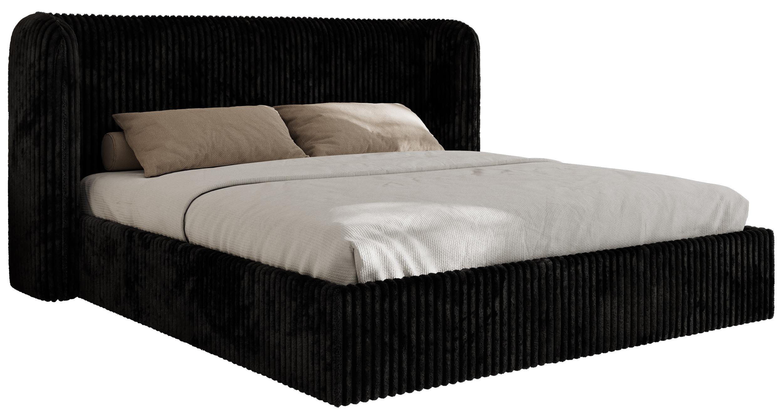wohnli-moebel-suche-800001268036 Wohnli Möbelsuche - POLSTERBETT EMORA CLASSIC 200/200 - Schwarz Cord - ohne Matratze