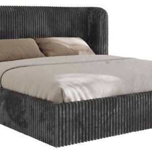 wohnli-moebel-suche-800001268222 Wohnli Möbelsuche - POLSTERBETT EMORA CLASSIC 200/200 - Grau Cord - Schaum-Matratze