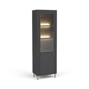wohnli-moebel-suche-800001268485 Wohnli Möbelsuche - VITRINE Monta mit 2 Türen und LED-Beleuchtung