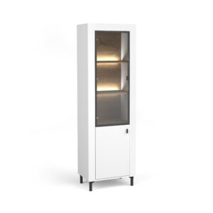wohnli-moebel-suche-800001268493 Wohnli Möbelsuche - VITRINE Monta mit 2 Türen und LED-Beleuchtung