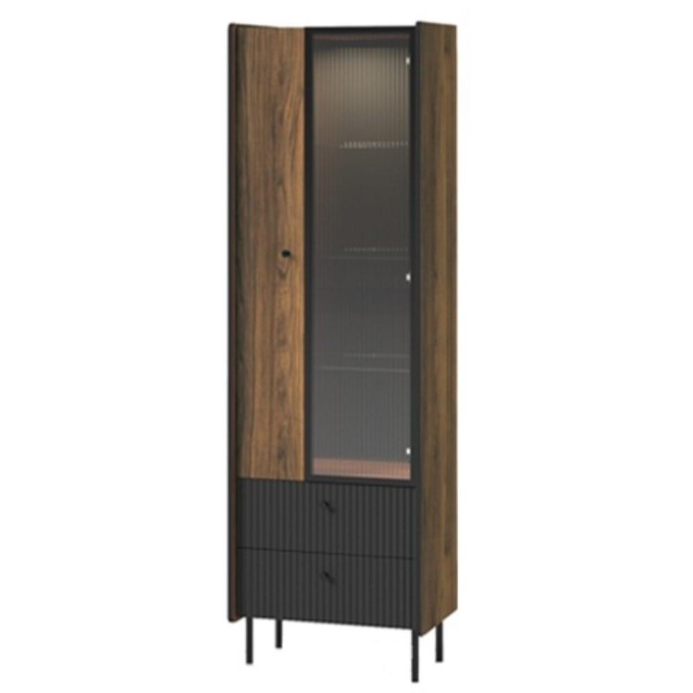 Wohnli Möbelsuche - VITRINE Piano mit 2 Türen und 2 Schubladen