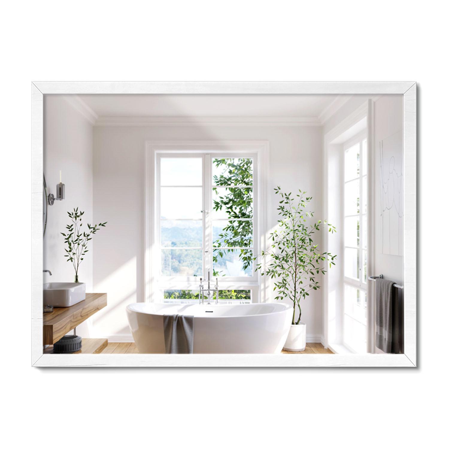 wohnli-moebel-suche-800001269103 Wohnli Möbelsuche - SPIEGEL 80x60cm Weißer Rahmen