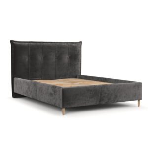 Wohnli Möbelsuche - POLSTERBETT Plaza 180/200 cm Anthrazit im Lotta Stoff