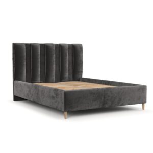 Wohnli Möbelsuche - POLSTERBETT Loom 180/200 cm Anthrazit im Lotta Stoff