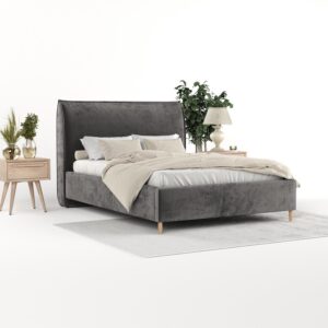 wohnli-moebel-suche-800001270319-1 POLSTERBETT Mira 160/200 cm Anthrazit im Lotta Stoff Textil AltaBeds Möbel > Betten > Polsterbetten Anthrazit