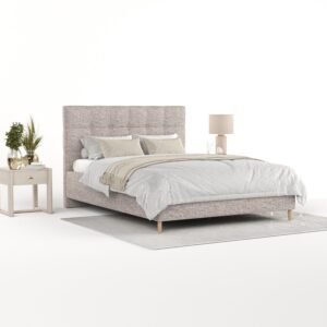 wohnli-moebel-suche-800001270323-1 POLSTERBETT Cora 160/200 cm Beige im Neve Stoff Textil AltaBeds Möbel > Betten > Polsterbetten Beige