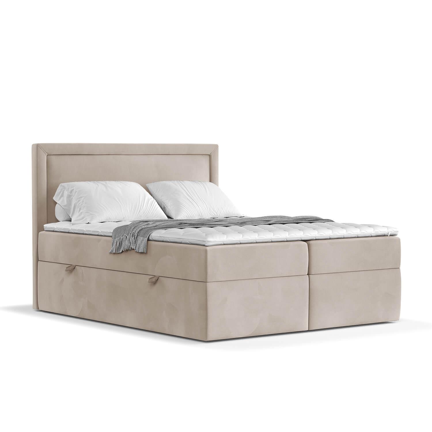 wohnli-moebel-suche-800001270336 Wohnli Möbelsuche - BOXBETT Jodan 140/200 cm Beige im Magic Velvet Stoff