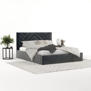 wohnli-moebel-suche-800001270413-1 POLSTERBETT Arco 160/200 cm Anthrazit im Paros Stoff Textil AltaBeds Möbel > Betten > Polsterbetten Anthrazit