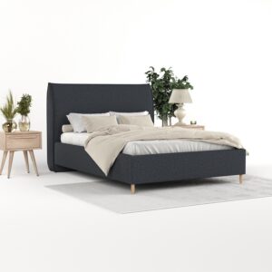 wohnli-moebel-suche-800001270458-1 POLSTERBETT Mira 120/200 cm Anthrazit im Riva Stoff Textil AltaBeds Möbel > Betten > Polsterbetten Anthrazit