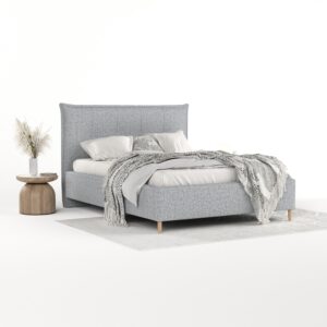 wohnli-moebel-suche-800001270562-1 POLSTERBETT Plaza 120/200 cm Grau im Riva Stoff Textil AltaBeds Möbel > Betten > Polsterbetten Grau