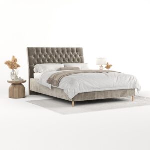 wohnli-moebel-suche-800001270603-1 POLSTERBETT Lira 160/200 cm Beige im Lotta Stoff Textil AltaBeds Möbel > Betten > Polsterbetten Beige