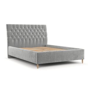 wohnli-moebel-suche-800001270631 Wohnli Möbelsuche - POLSTERBETT Lira 160/200 cm Hellgrau im Lotta Stoff