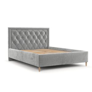 wohnli-moebel-suche-800001270649 Wohnli Möbelsuche - POLSTERBETT Lido 120/200 cm Hellgrau im Lotta Stoff