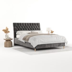 wohnli-moebel-suche-800001270682-1 POLSTERBETT Lira 180/200 cm Anthrazit im Lotta Stoff Textil AltaBeds Möbel > Betten > Polsterbetten Anthrazit