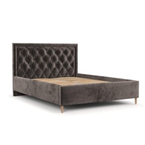 wohnli-moebel-suche-800001270691 Wohnli Möbelsuche - POLSTERBETT Lido 120/200 cm Braun im Lotta Stoff