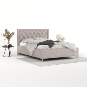 wohnli-moebel-suche-800001270706-1 POLSTERBETT Lido 120/200 cm Beige im Neve Stoff Textil AltaBeds Möbel > Betten > Polsterbetten Beige