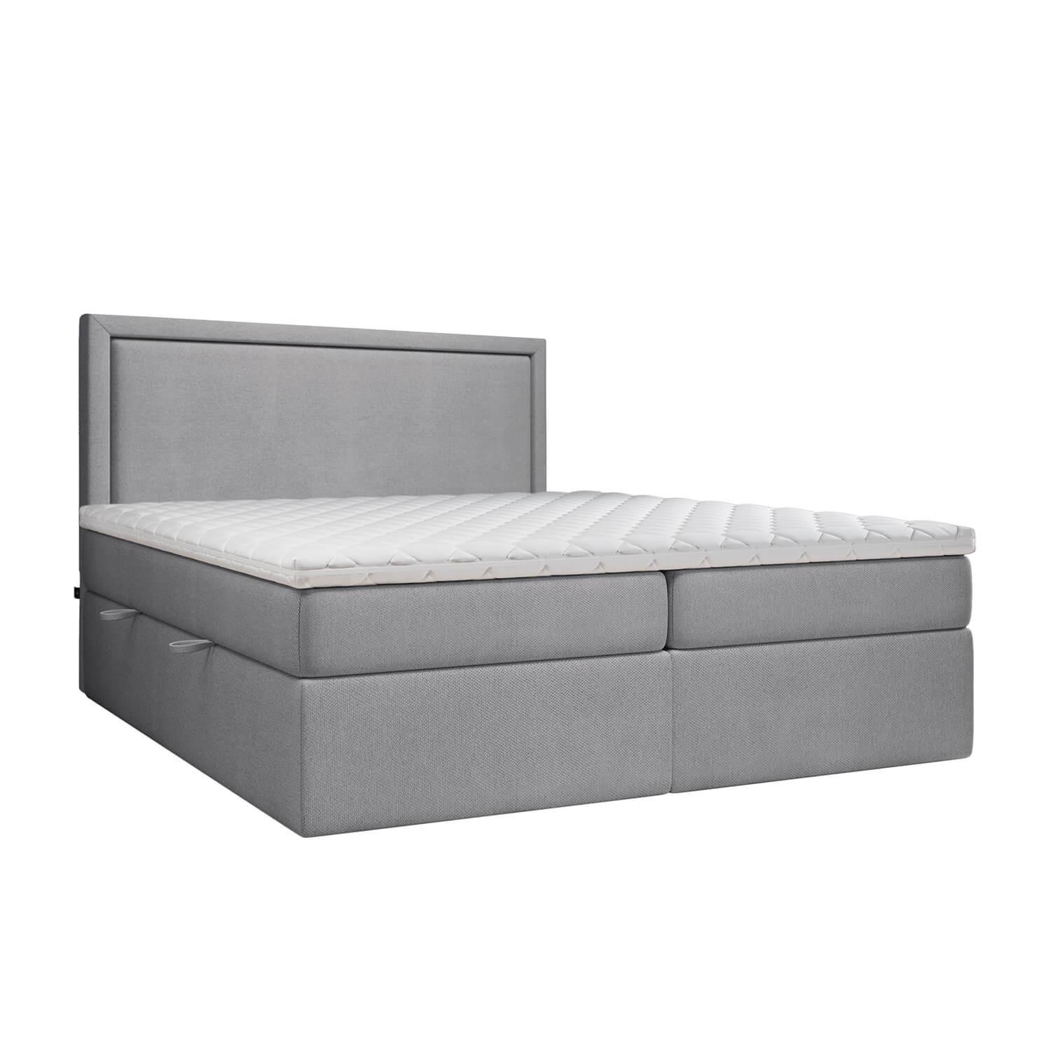 wohnli-moebel-suche-800001270779 Wohnli Möbelsuche - BOXBETT Jodan 200/200 cm Grau im Megan Stoff