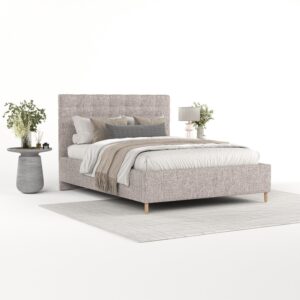 wohnli-moebel-suche-800001270827-1 POLSTERBETT Soma 180/200 cm Beige im Neve Stoff Textil AltaBeds Möbel > Betten > Polsterbetten Beige