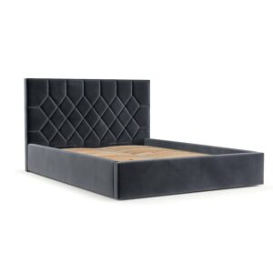 wohnli-moebel-suche-800001270909 Wohnli Möbelsuche - POLSTERBETT Brisa 160/200 cm Dunkelgrau im Kronos Stoff