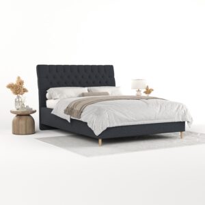 wohnli-moebel-suche-800001270976-1 POLSTERBETT Lira 180/200 cm Anthrazit im Riva Stoff Textil AltaBeds Möbel > Betten > Polsterbetten Anthrazit