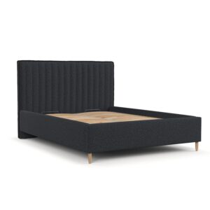 wohnli-moebel-suche-800001271006 Wohnli Möbelsuche - POLSTERBETT Aria 140/200 cm Anthrazit im Riva Stoff