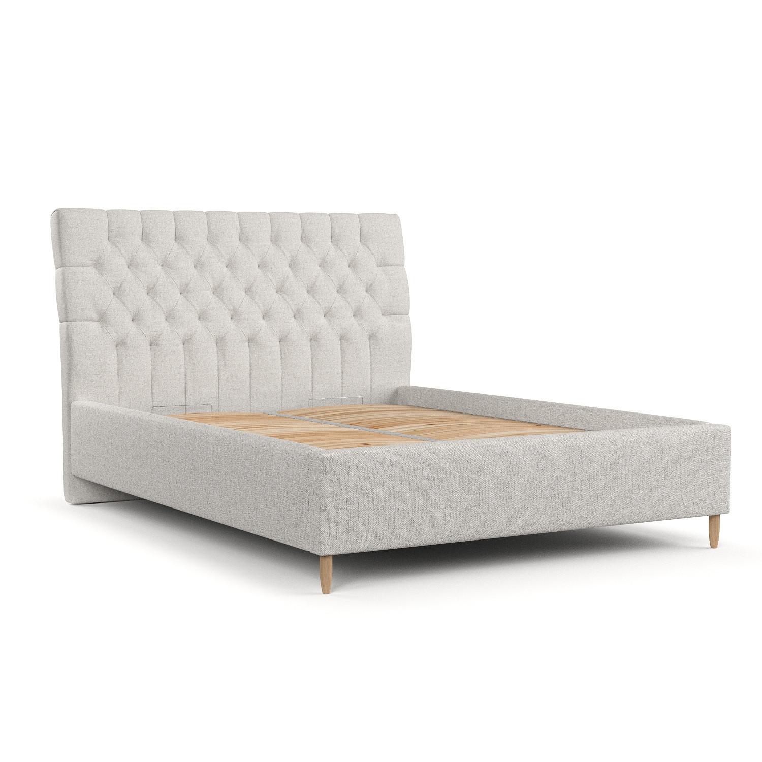 wohnli-moebel-suche-800001271058 Wohnli Möbelsuche - POLSTERBETT Lira 180/200 cm Hellbeige im Riva Stoff