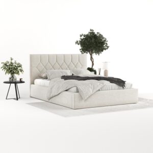 wohnli-moebel-suche-800001271087-1 POLSTERBETT Brisa 160/200 cm Beige im Inari Stoff Textil AltaBeds Möbel > Betten > Polsterbetten Beige
